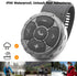 Bluetooth Media Button Remote Control, IPX6 Waterproof Strap Type Wireless Controller for Car, Bike, Motorbike Steering