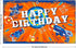 Dart Battle Happy Birthday Backdrop - Party Decorations Photo Background for Kids Boys Birthday Table