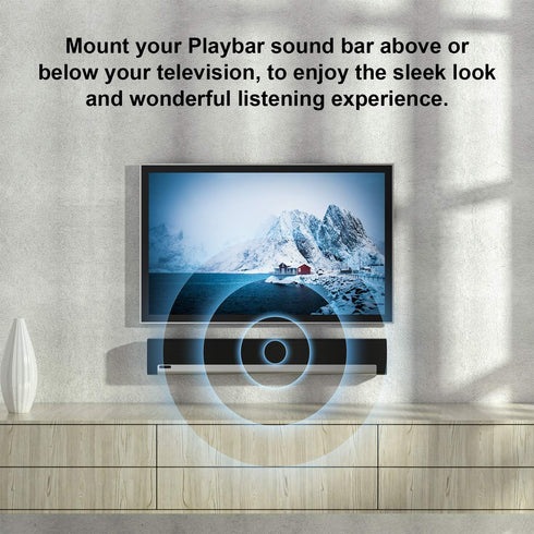 Wall Mount for Sonos Playbar, Mounting Bracket Compatible with Sonos Playbar Soundbar