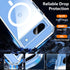 Hensinple Magnetic Case for Google Pixel 8A, Clear Slim Shockproof Cover with Screen Protector, Compatible with MagSafe.