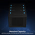 SABRENT 100 Watt 8 Port USB Rapid Charger, Family Sized, UL Certified, 2 PD Ports (AX-ADPD)