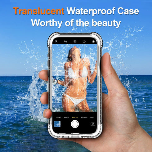 WIFORT Waterproof Case for iPhone 15 Pro Max, IP68 Underwater Dustproof, 15FT Military Shockproof 360 Full Body