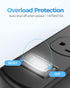 EIGSO Outdoor Power Strip - Weatherproof IPX6 Grade Surge Protector with 3 Wide Outlets and 6 FT Extension Cord