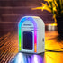 Crosley Aqua Blue Mini Jukebox Bluetooth Speaker with LED Lights