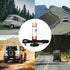 YNIBST 2m/70cm W/3.5-inch 13ft. RG-58 PL259 Dual Band Vehicle Car Mobile Antenna Magnetic Mount Connector, for BTECH