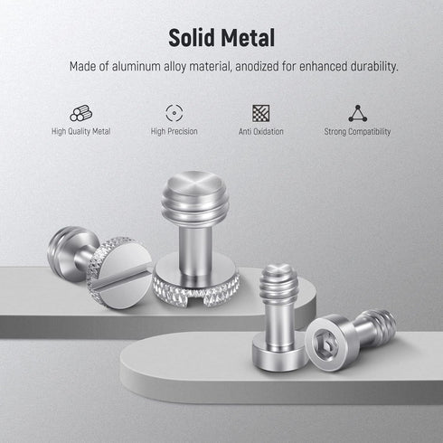 NEEWER 26PCS Camera Screw Set for Photography Equipment, Includes 1/4" 3/8" M2 M2.5 M3 M4 Screws
