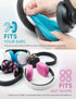 Mimimamo Super Stretch Headphone Cover L Size - for Earpads Repair & Protection, Black, Compatibility Required