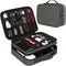 MATEIN Electronics Organizer Travel Case, Large Cable Storage Bag, Water Resistant Carrying Case with Handle for iPad
