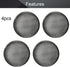 Fielect 4Pcs Black Speaker Grill Cover Mesh - 12 Inch SubWoofer Grille Waffle Grill Cover Guard Protector for Home, Car