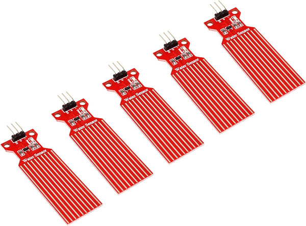 DIYables Water Sensor Detector for Arduino, ESP32, ESP8266, Raspberry Pi, 5 Pieces