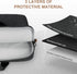 ESTARER 15.6 Inch Laptop Bag, Dark Grey Water-resistant Canvas Case for Hp/Lenovo/Acer/Dell/Asus/MacBook, Men