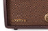 LoopTone Mp3 FM AM Radio Retro Wood Radio with Bluetooth Play and Antenna Built in Speaker for Kitchen Living Room