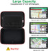 BOVKE 10-inch OTR1000 OTR1010 1090 Hard Carrying GPS Case for Garmin Dezl / / RV GPS Navigator System, Mesh Pocket