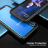 Galaxy A50 Case, Hybrid 2 in 1 Slim Fit Heavy Duty Protection Shock Resistant Clear Case with Black Bumper