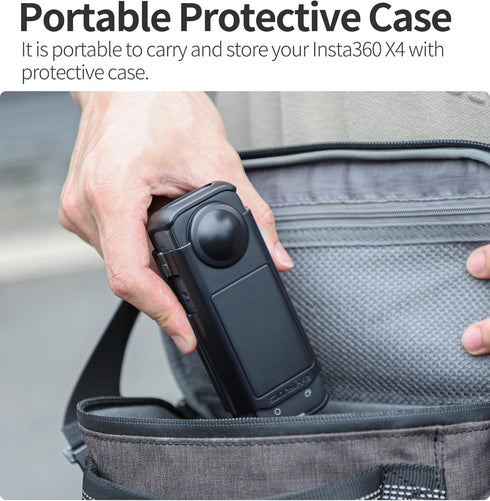 Protective Case for Insta360 X4 Lens and Screen Cover, Compatible with Insta360 X4 Camera Accessories