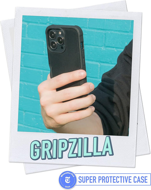 Smartish iPhone 13 Pro Protective Magnetic Case - Gripzilla Compatible with MagSafe, Rugged Heavy Duty Cover