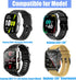 Compatible for Anyloop Smart Watch Charger, Lamshaw Magnetic USB Replacement Charging Cable Compatible for Anyloop ALW1 1.69 Inches Watch Mini / LA32 1.96" Smart Watch / AK47 Y2 1.85 Inches Smart Watch / 1.85 Inches Smart Watch
