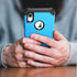 IDweel for iPhone XR Case with Tempered Glass Screen Protector, 3 in 1 Shockproof Slim Hybrid Heavy Duty Case, Sky Blue