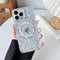 RALEAVO Clear Floral Case for iPhone 13 Pro - Slim, Shockproof, MagSafe Compatible, Cute Flower Branch Design for Women.