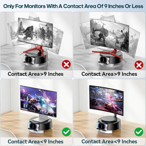 KDD Monitor Stand Riser with Drawer - Computer Monitor Stand for Desk with Storage /Phone Holder/Pen Tray - Desk TV