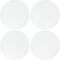 ACROPIX 7 Inch Universal Speaker Grills Mesh for Audio Subwoofer, White - Pack of 4, 183x193x11mm