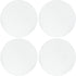 ACROPIX 7 Inch Universal Speaker Grills Mesh for Audio Subwoofer, White - Pack of 4, 183x193x11mm