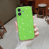 Finyosee 17 17 6.3 inch-Neon Compatible with iPhone Neon Case,Cute Aesthetic Bling Glitter Thin Slim Shockproof Soft