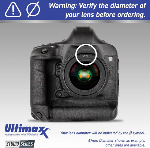 Ultimaxx 77MM Complete Lens Filter Accessory Kit, Variable ND Filter (ND2-ND400) + UV CPL FLD Filter Set + Macro Close