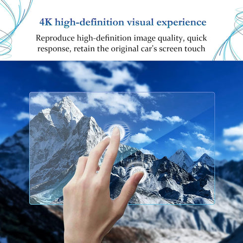 SKTU Screen Protector for 2024 Toyota 4Runner 8 Inch Navigation, Tempered Glass Anti-Scratch HD Clear Accessories