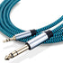3.5mm to 6.35mm TRS Stereo Audio Cable, 6.6ft 1/8 to 1/4 Stereo Cable for Guitar, Piano, Amplifiers, Home Theater
