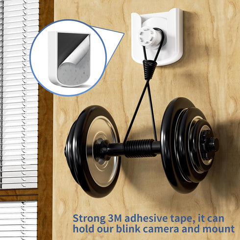 No Drill Blink Mini Mount for Blink Mini/Blink Mini 2/Blink Outdoor 4, Strong Adhesive, 3 Pack