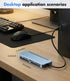 Tioleje 3.0 5Gbps 6-in-1 6 2.0 15/16/17, CFast Card Reader - USB CFast/CF/SD/TF/MS/XD Card Adapter, Simultaneous Read