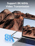 Hagibis LED Display USB C Adapter 240W 40Gbps 8K@60Hz for Thunderbolt 4/3, iPhone 15 Pro Max