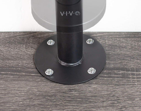 VIVO Swivel Bolt-Down TV Stand for 23 to 43 inch Screens, Sturdy Tabletop VESA Mount Display