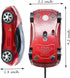 PCTC Cool Sport Car Shape USB Wired Optical Mouse for Laptop or Office Desktop, Ergonomic, 1000DPI, 2 Headlights, 3