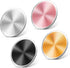 JIYIN Mount Metal Plates for Magnetic Phone Holder, 4 Pack Replacement Circular Patch
