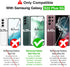 Rayboen Matte Purple Case for Samsung Galaxy S22 Plus, Slim Anti-Fingerprint, Anti-Scratch, Translucent Frosted Hard