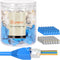 RJ45 Connectors, 50PCS Shielded Pass Through Connector, Cat 6 Gold Plated 3 Prong 8P8C with 50PCS Strain Relief Boots