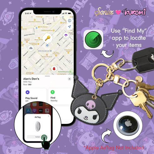 Sonix Keychain Case for Apple AirTag Compatibility