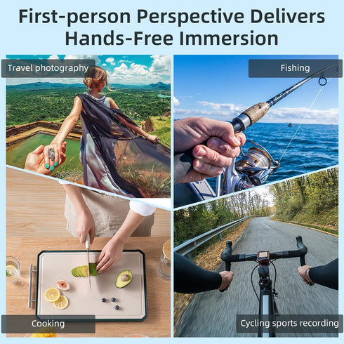 qirita Magnetic Neck Mount for Phones, Hands-Free POV Phone Holder for Vlogging, Sports, Travel, Compatible with iPhone
