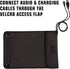 USA GEAR 10 inch Tablet Case with Shoulder Strap, Compatible with Apple iPad 2019, Samsung Galaxy Tab A 10.1, Black