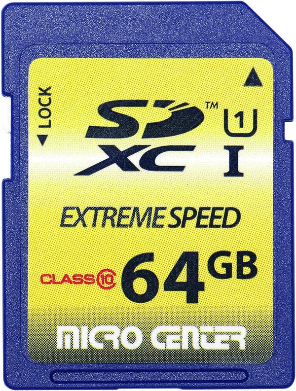 INLAND 64GB Class 10 SDXC Flash Memory Card, Standard Full Size SD Chip USH-I U1 for Trail Camera by Micro Center
