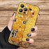 The Embrace by Gustav Klimt Case for iPhone 13 Pro, Classic Fine Art Soft TPU Shockproof Protective Cover