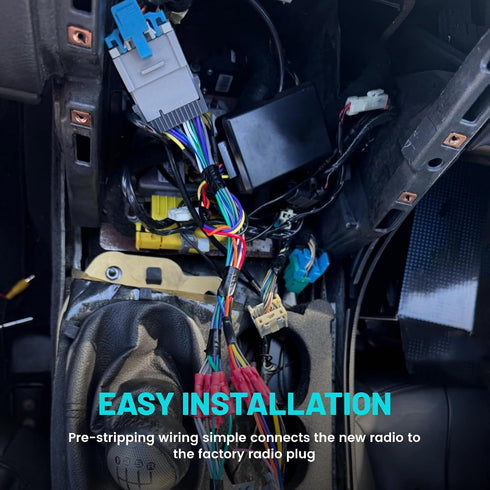 2003-2006 NuIth Stereo Wiring Harness W/Factory Antenna Plug to Aftermarket Radio Connector Kit for Chevy