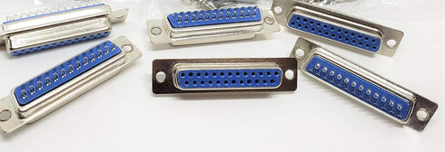Pc Accessories 20-Pack DB25 Male and Female D-Sub 25P Solder Type Connector (10 Male + 10 Female)