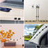 100 PCS Adhesive Cable Clips Black, Upgraded Wire Holder for Wall Cord Organizer, Outdoor Light Clips for Management