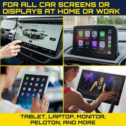Screen Cleaner Spray and Wipe – 2-in-1 Touch Screen Cleaner with Microfiber Cloth for Cell Phone, Laptop, iPad, MacBook