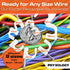 PHYXOLOGY SUPPLY Pro-Grade Cable Clips with Steel Nails, 4mm & 14mm Wire Holders, 100 Per Size