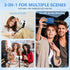 Luvandier JC-25 3-in-1 Mini Selfie Stick Tripod, Floor-Standing Quadripod for Taking Photos, with Detachable Embedded