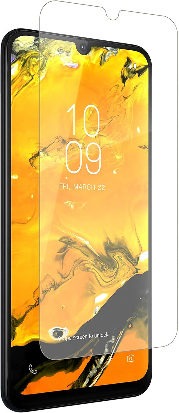 ZAGG InvisibleShield Glass Screen Protector for Samsung Galaxy A50, HD Tempered Glass, Impact & Scratch Protection